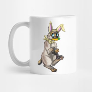 Bobtail BunnyCat: Tortie Point (Yellow) Mug